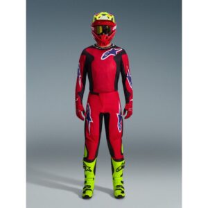 Pantalón Alpinestars FLUID GRID RED BLACK PURPLE