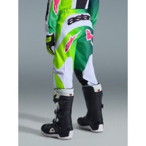 Pantalón Alpinestars FLUID PORTL YOUTH  GREEN WHITE BLACK