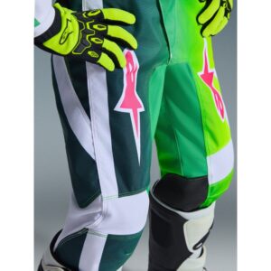 Pantalón Alpinestars FLUID PORTL YOUTH  GREEN WHITE BLACK