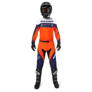 Pantalón Alpinestars PRO-DURA NAVY HOT ORANGE WHITE