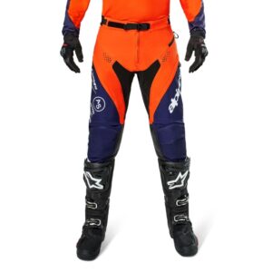 Pantalón Alpinestars PRO-DURA NAVY HOT ORANGE WHITE