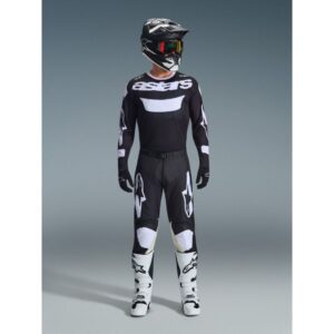 Pantalón Alpinestars RACER AIR RIWAY BLACK WHITE