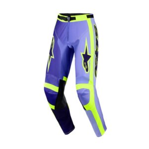 Pantalón Alpinestars RACER PORTL PURPLE YELLOW FLUO