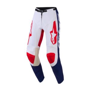 Pantalón Alpinestars RACER RIWAY WHITE BLUE RED