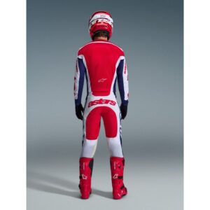 Pantalón Alpinestars RACER RIWAY WHITE BLUE RED
