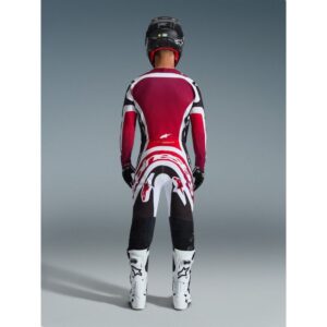 Pantalón Alpinestars SUPERTECH AFD VISTA BLACK RED WHITE