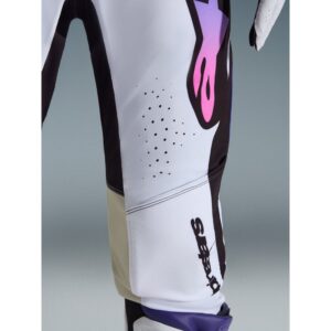Pantalón Alpinestars SUPERTECH AFD VISTA WHITE PURPLE BLACK