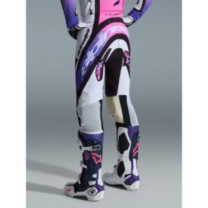 Pantalón Alpinestars SUPERTECH AFD VISTA WHITE PURPLE BLACK