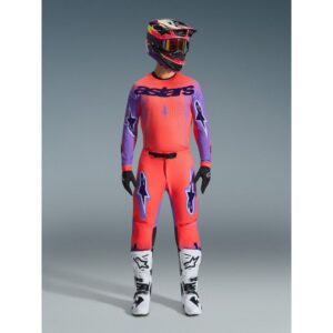 Pantalón Alpinestars SUPERTECH SCENZ ORANGE FLUO PURPLE
