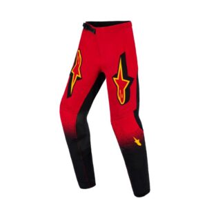 Pantalón Alpinestars SUPERTECH SCENZ YOUTH RED BLACK YELLOW