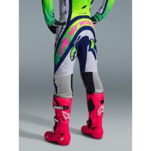 Pantalón Alpinestars SUPERTECH VISTA LIGHT GRAY YELLOW FLUO BLUE