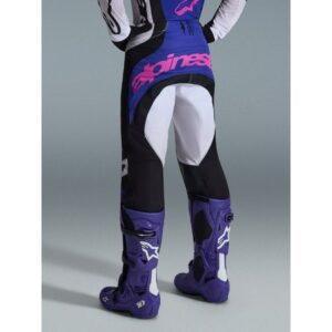 Pantalón Alpinestars TECHSTAR KNIF BLACK LIGHT GRAY PURPLE