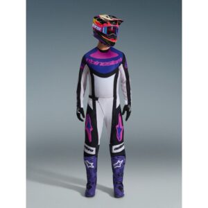 Pantalón Alpinestars TECHSTAR KNIF BLACK LIGHT GRAY PURPLE