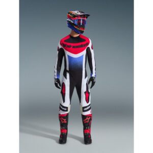 Pantalón Alpinestars TECHSTAR KNIF BLACK WHITE RED