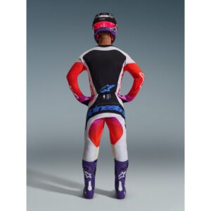 Pantalón Alpinestars TECHSTAR KNIF LIGHT GRAY ORANGE FLUO BLACK