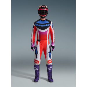 Pantalón Alpinestars TECHSTAR KNIF LIGHT GRAY ORANGE FLUO BLACK