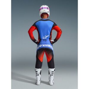 Pantalón Alpinestars TECHSTAR KNIF ORANGE BLACK UCLA BLUE