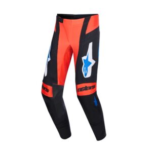 Pantalón Alpinestars TECHSTAR KNIF ORANGE BLACK UCLA BLUE