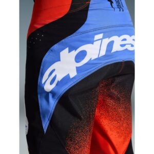 Pantalón Alpinestars TECHSTAR KNIF ORANGE BLACK UCLA BLUE