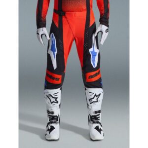 Pantalón Alpinestars TECHSTAR KNIF ORANGE BLACK UCLA BLUE