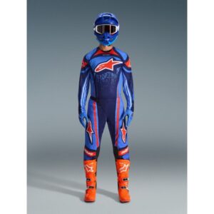 Pantalón Alpinestars TECHSTAR NOMUR DARK NAVY ORANGE UCLA BLUE