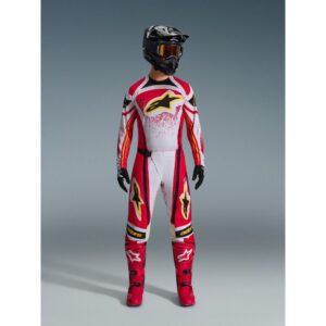Pantalón Alpinestars TECHSTAR NOMUR LIGHT GRAY RED BLACK