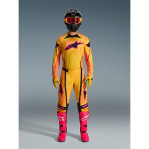 Pantalón Alpinestars TECHSTAR NOMUR ORANGE YELLOW PINK