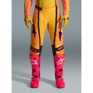 Pantalón Alpinestars TECHSTAR NOMUR ORANGE YELLOW PINK