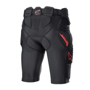 Pantalón corto protector Alpinestars BIONIC PRO BLACK RED