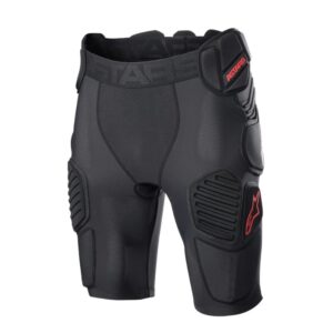 Pantalón corto protector Alpinestars BIONIC PRO BLACK RED