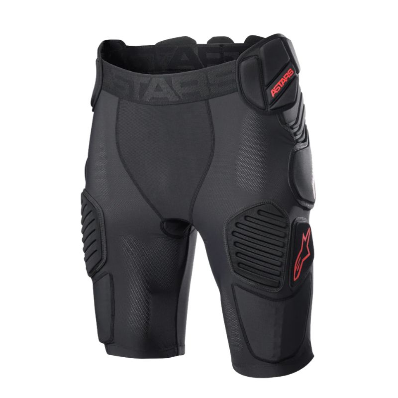 Pantalón corto protector Alpinestars BIONIC PRO BLACK RED