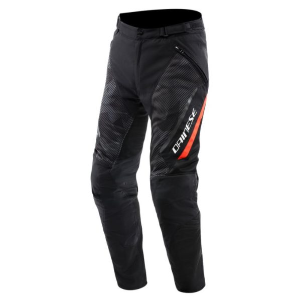 Pantalón  Dainese DRAKE 2 SUPER AIR TEX BLACK ANTHRACITE RED-FLUO