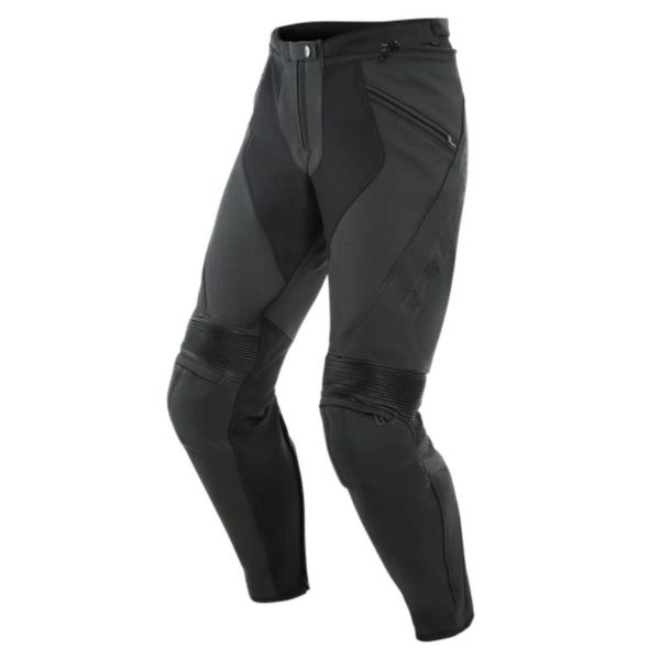 Pantalón de Cuero Dainese PONY 3 PERF  NEGRO-MATE