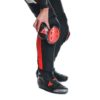 Pantalón de Cuero Dainese SUPER SPEED PERF BLACK/WHITE/RED-FLUO - Imagen 2