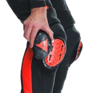 Pantalón de Cuero SUPER SPEED 
BLACK/RED-FLUO