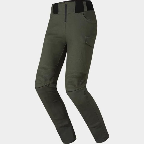 PANTALON LS2 MUJER ROUTER OLIVE GREEN