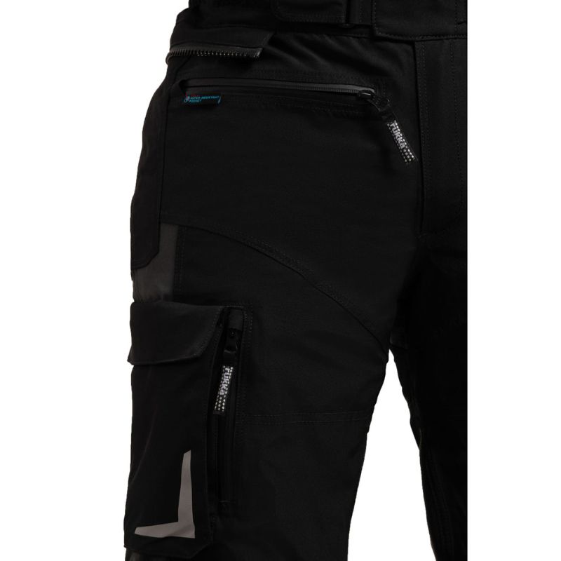 Pantalón Rukka VENTU-R CORTO NEGRO GRIS BLANCO