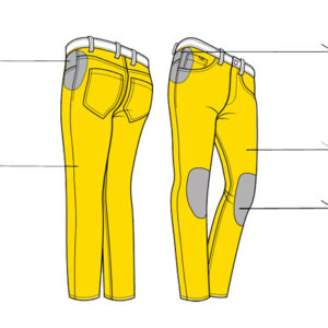 PANTALON VAQUERO PMJ RUSSEL AZUL