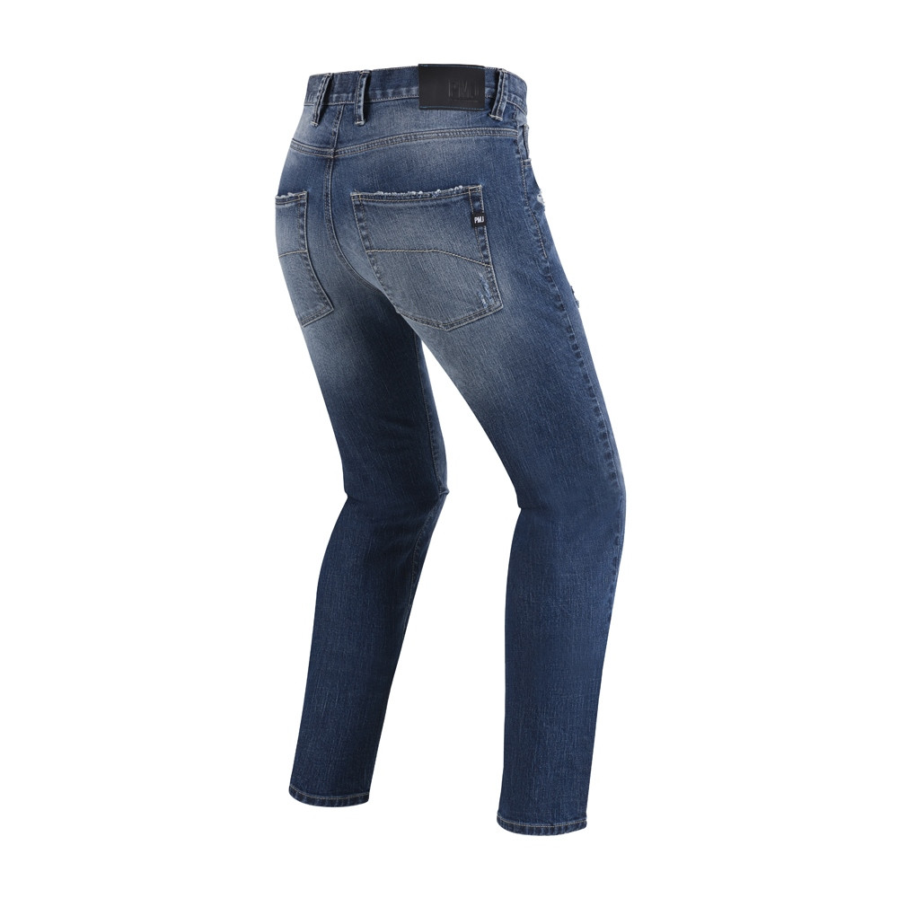 PANTALON VAQUERO PMJ STREET AZUL GASTADO
