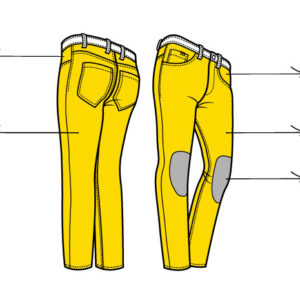 PANTALON VAQUERO PMJ SARA AZUL