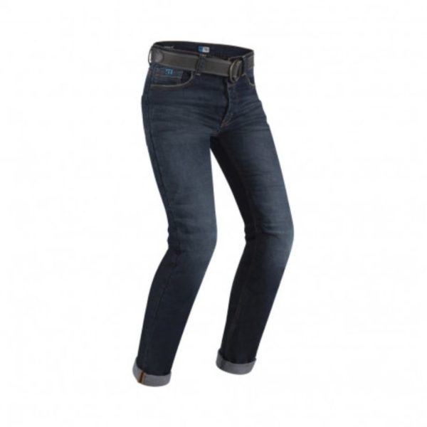 PANTALON VAQUERO PMJ CAFE RACER AZUL