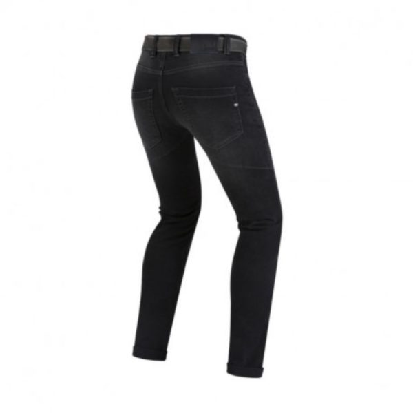 PANTALON VAQUERO PMJ CAFE RACER NEGRO