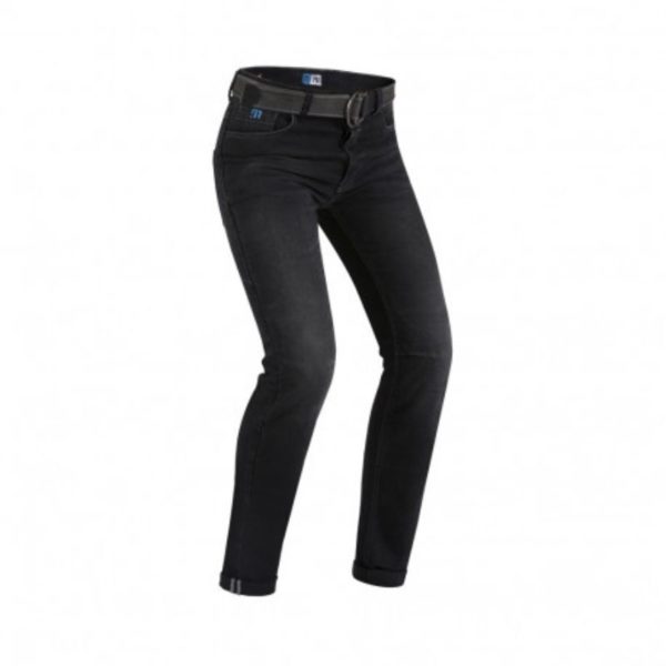 PANTALON VAQUERO PMJ CAFE RACER NEGRO