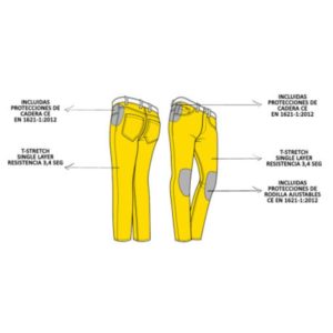 PANTALON VAQUERO PMJ RUSSEL AZUL