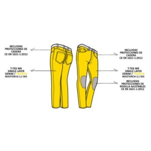 PANTALON VAQUERO PMJ TOURER AZUL