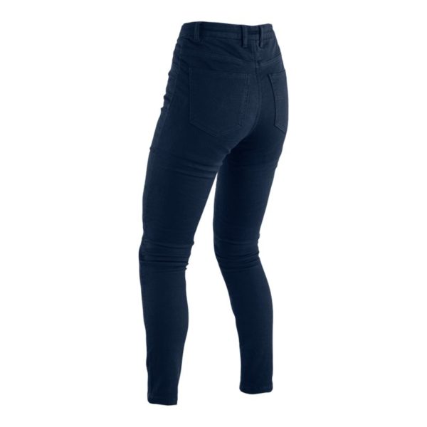 Pantalón  Vaquero reforzados con aramida CE mujer (pernera corta) Azul