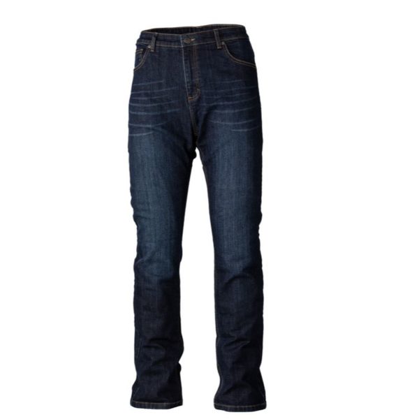 Pantalón Vaquero RST reforzado con aramida Straight Leg 2 CE hombre (pernera corta) Azul oscuro