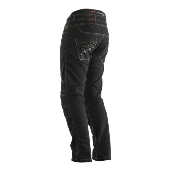 Pantalón Vaquero RST reforzado con aramida Tech Pro CE (pernera corta) Denim negro