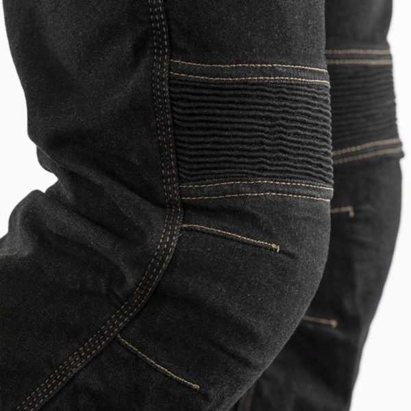 Pantalón Vaquero RST reforzado con aramida Tech Pro CE (pernera corta) Denim negro