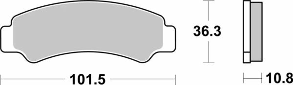 Pastilla de freno SBS P986-PSI